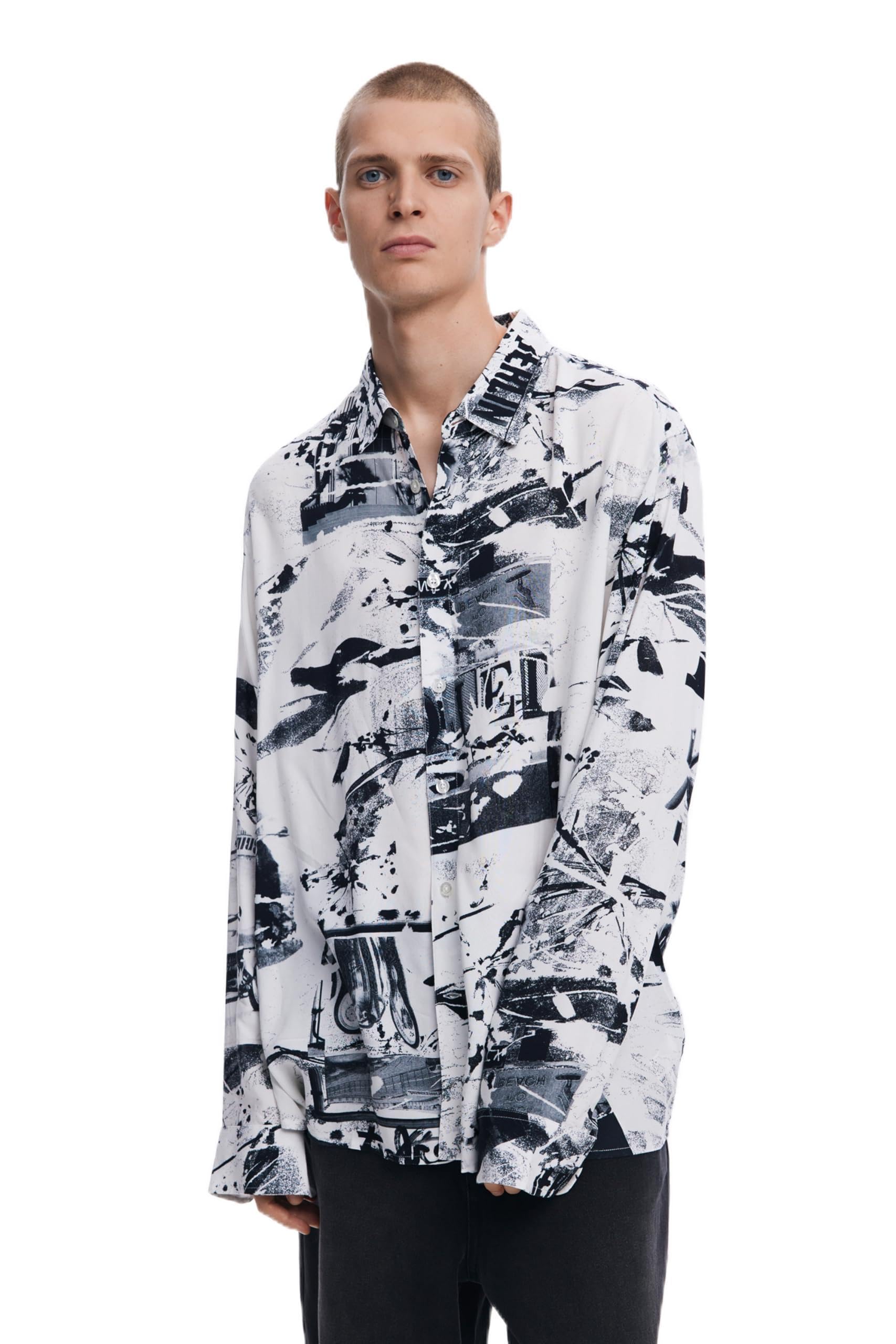 Desigual Herren Gelb Cam_moto, 8019 Ocher, Xl