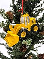 Vista 5 de Country Marketplaces Camión de construcción Adornos Bulldozer amarillo