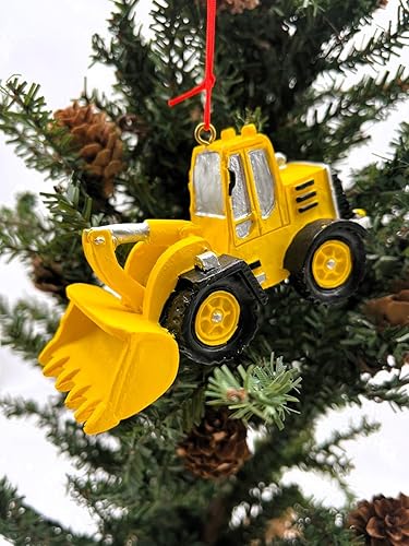 Miniatura 5 de Country Marketplaces Camión de construcción Adornos Bulldozer amarillo