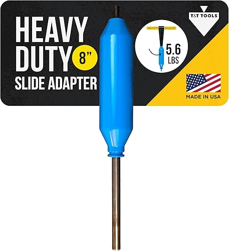 T&T Tools Tope adaptador deslizante y pasador para la sonda poderosa, sonda de suelo de metal aislada, sonda de martillo deslizante, pieza