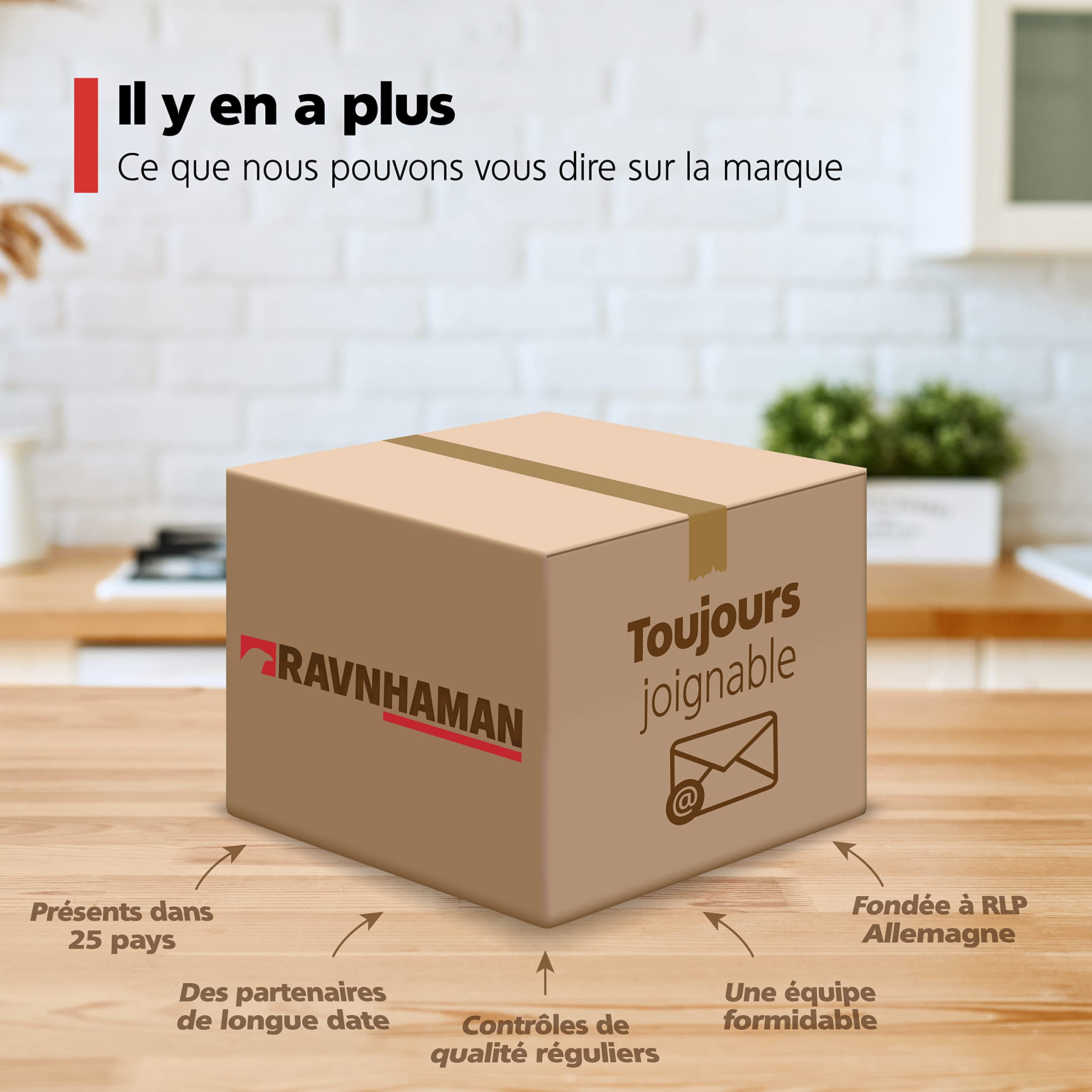RAVN HAMAN Set de 4 Roulettes pivotantes 75 mm avec frein - Roulettes pour meubles jusqu'à 50 kg par roue - Charge lourde - Caoutchouc pour intérieur et extérieur - Roues industrielles