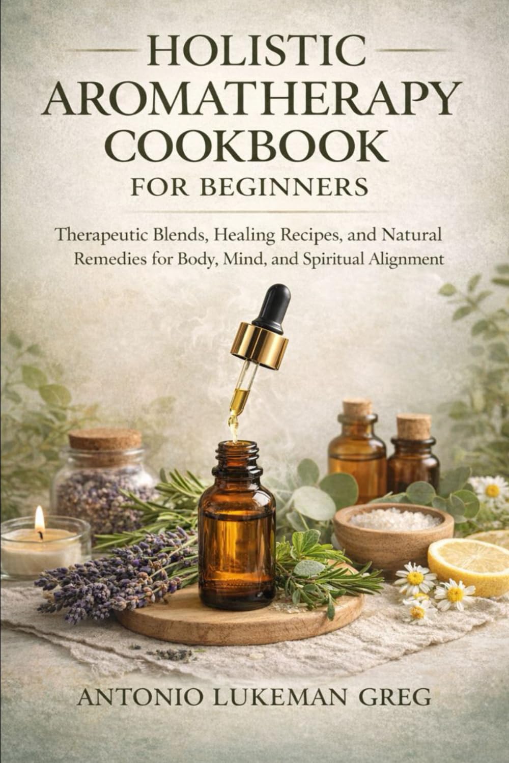 HOLISTIC AROMATHERAPY COOKBOOK FOR BEGINNERS: Therapeutic Blends, Healing Recipes, and Natural Remedies for Body, Mind, and Spiritual Alignment