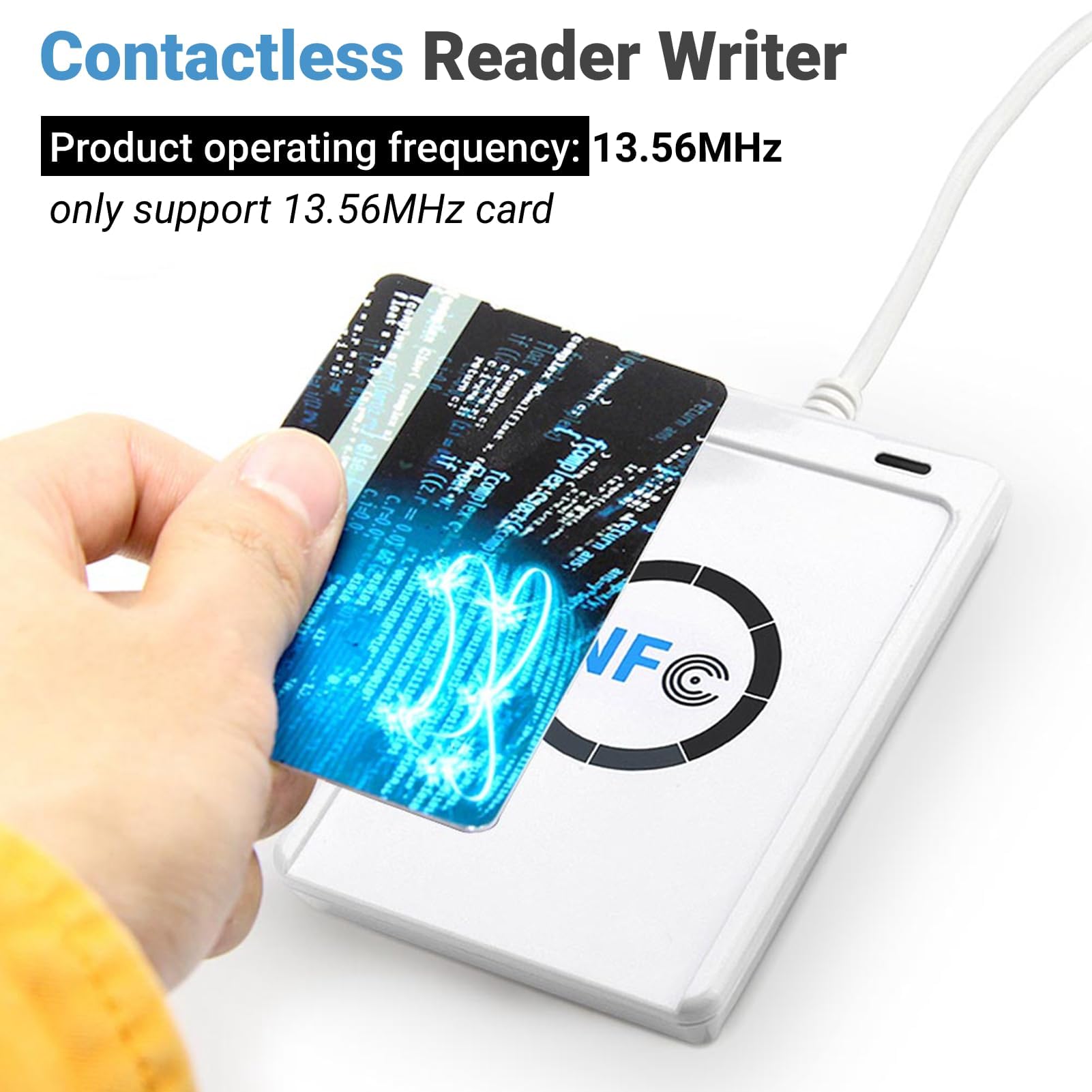 NFC RFID Reader Writer ACR 122U ISO RFID Reader Writer ACR 14443A / B Software Libre en