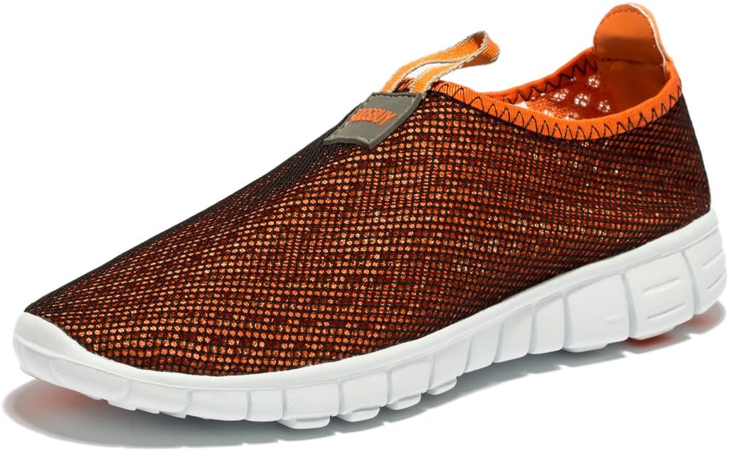 Daillor Men & Women's Breathable Mesh Running Sneakers Outdoosr Slip-on Beach Aqua Shoes