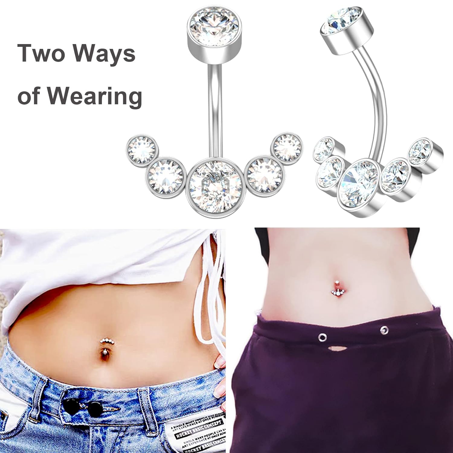 Belly Piercing Kit Navel Piercing Kit Professional Barbados | Ubuy, image size:1500x1500