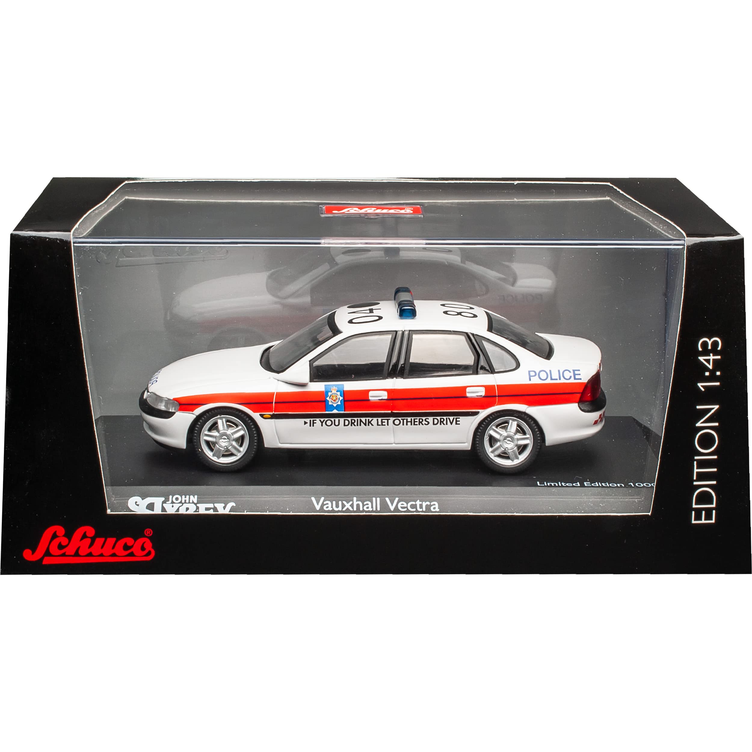 Opel Vauxhall Vectra B Police Polizei Lancashire 1995-2002 1/43 Schuco Modell Auto Modell Auto