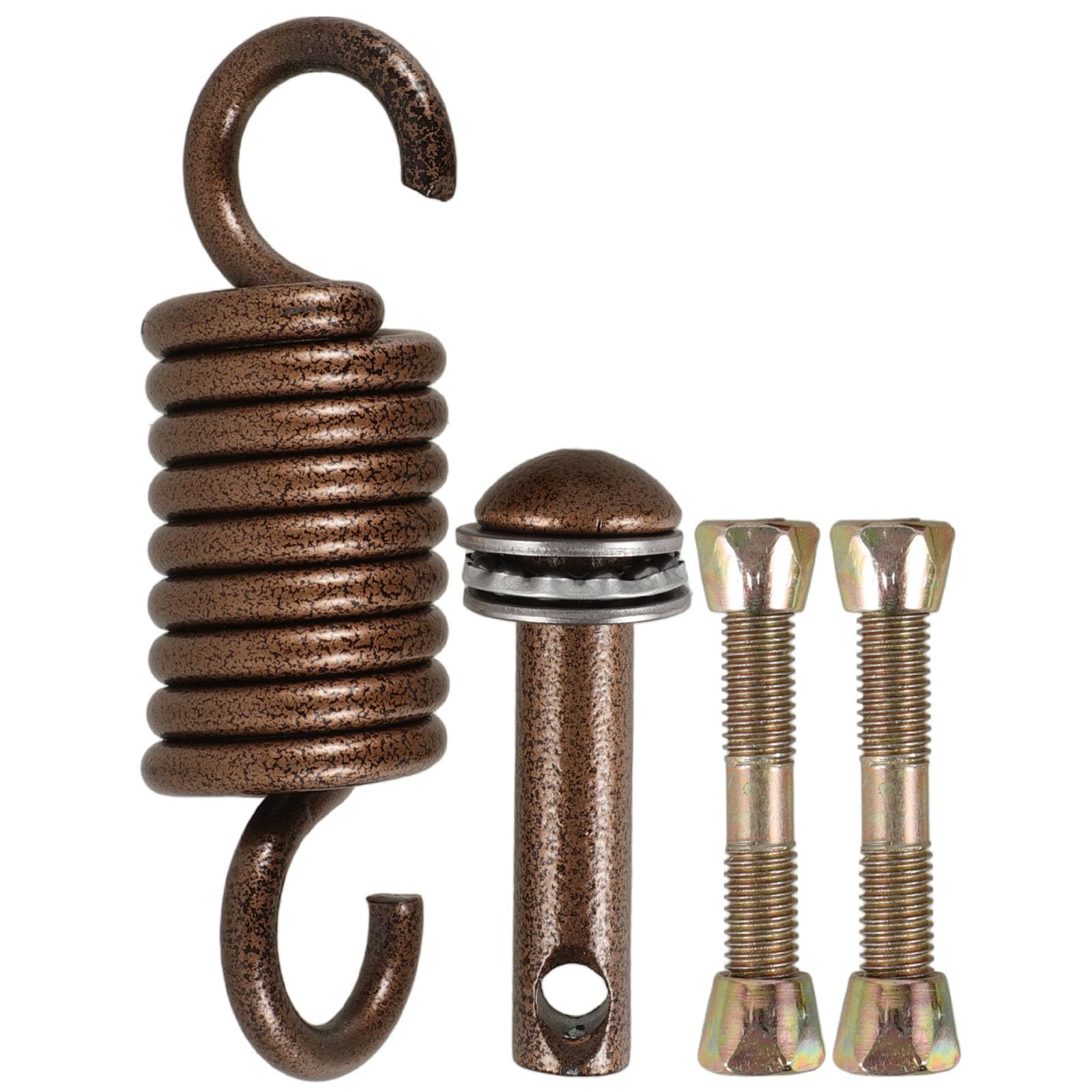 KESYOO Kit Molle in Metallo per Sedia Amaca Doppia Ganci di Fissaggio Resistenti, Accessori Completi per Appendere Amache e Sedie Sospese, Adatto per Uso Esterno su Veranda e