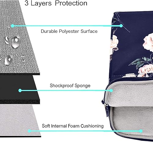 Miniatura 3 de MOSISO Bolsa de hombro para laptop compatible con MacBook Pro de 16 pulgadas 2022 2021 M1 ProMax A24852019-2020 A2141Pro 15 A1398 y cuaderno de