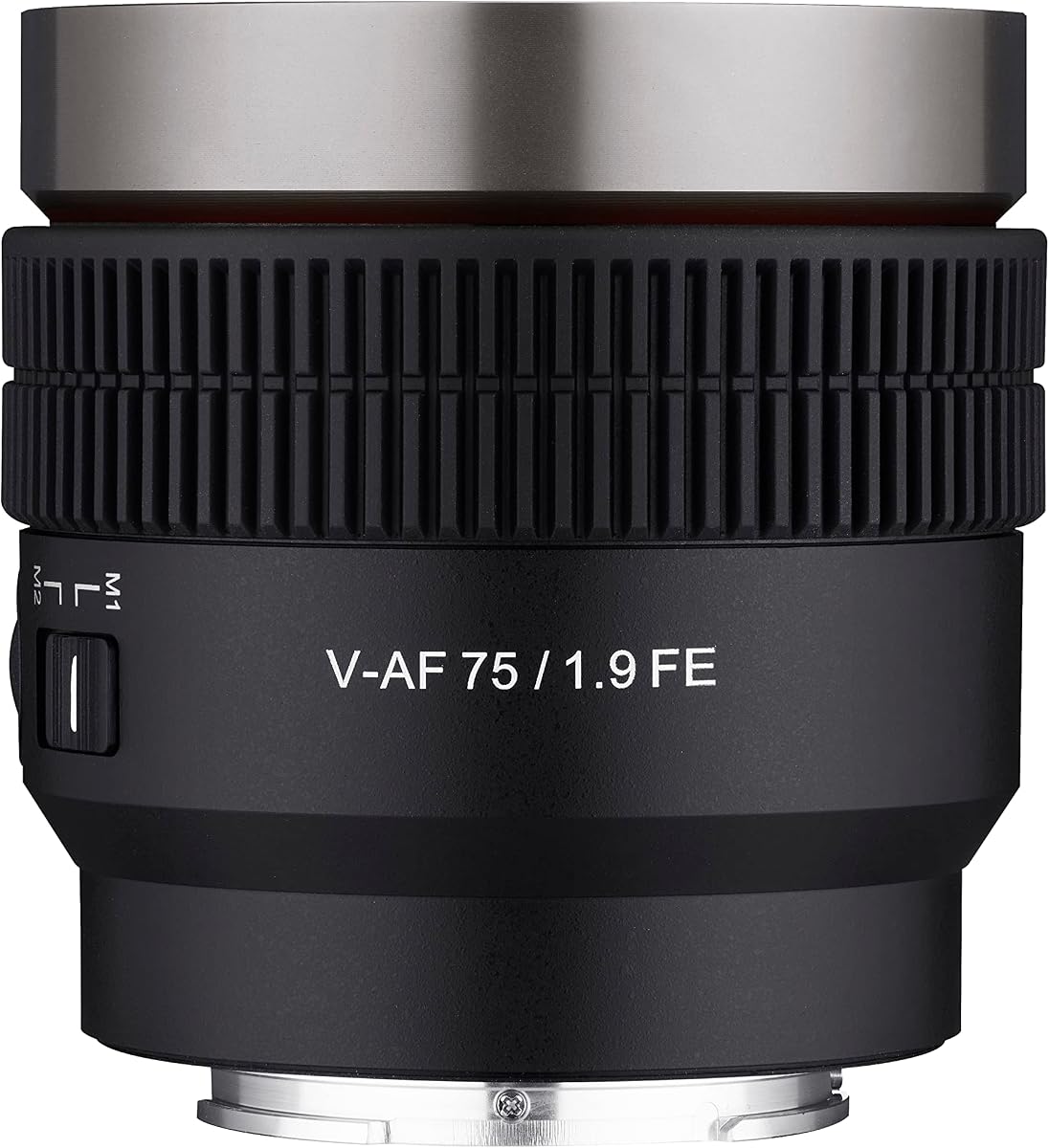 Samyang SYCAF75 75mm T1.9 Full Frame Cine Auto Focus Lens, Sony E | Manual focus cine lens delivers smooth focus control and cinematic image quality for professional video production.