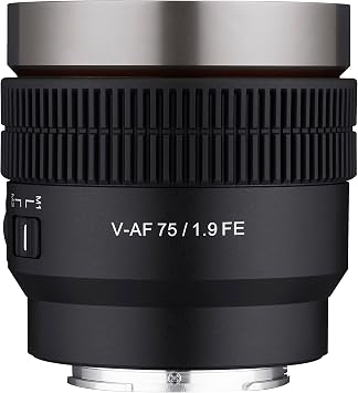Samyang SYCAF75 75mm T1.9 Full Frame Cine Auto Focus Lens, Sony E