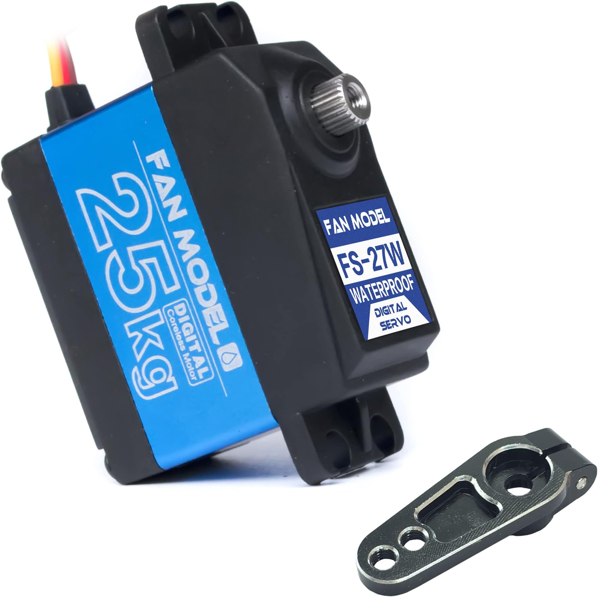 TOPFIRSTAR RC FS-27W 25KG/.07S Control Angle 270 Waterproof High Torque Coreless Digital Servo for RC Car Crawler Truck Robot