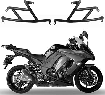 KUAFU Engine Guard Crash Bars Compatible with 2017-2019 Kawasaki Z1000SX / Ninja 1000 Black