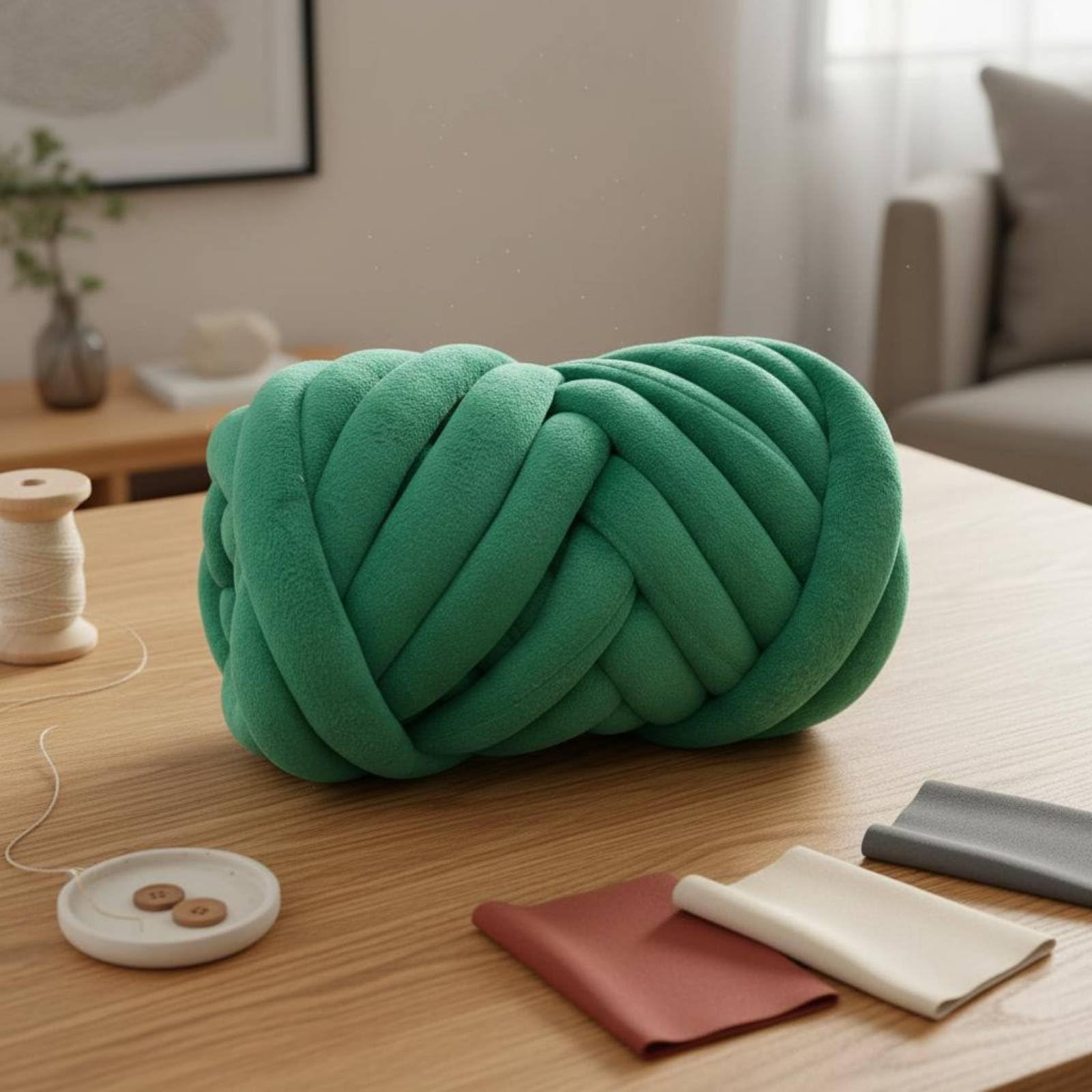 Diy Lana Blanket Hilo Tubular de Chenilla de Poliéster Suave sin Costuras Elástico Fácil de Manejar Ideal para Tejer Adecuada para Regalo Decoración del Hogar Manta de Cama, color to 10, 100G