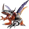 Precious GEM. Digimon Adventure Metal Greymon Assembled Figure