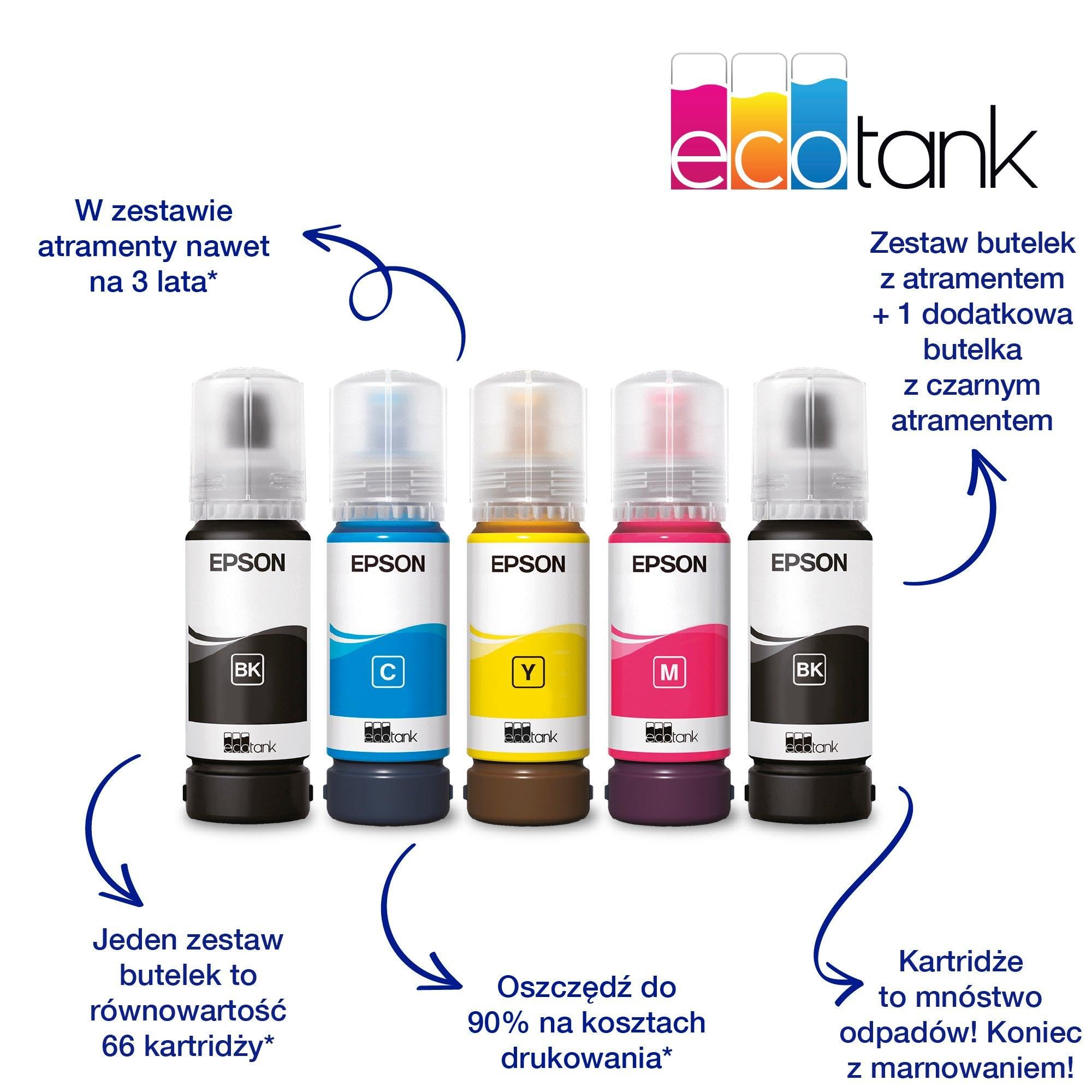 Epson EcoTank Stampante | L3280 | Inkjet | Colore | A4 | Wi-Fi | Nero