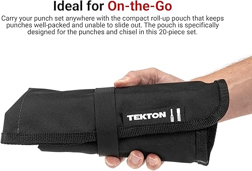 Miniatura 10 de TEKTON 66564 Juego de punzones de armero 18 piezas