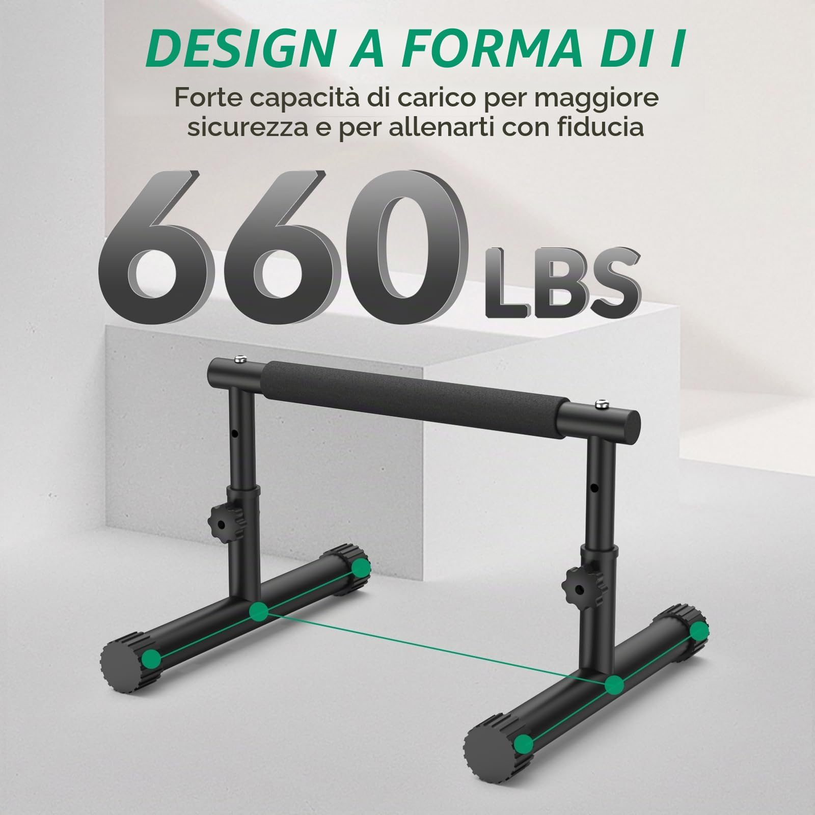 IMAYCC Maniglie per Flessioni Barre per Push-up Parallele con Polsiere Palestra,Fitness Push Up Bars Parallele Calisthenics Attrezzi per Flessioniper Formazione