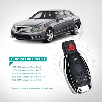 Replacement for Mercedes-Benz IYZ3312 Keyless Entry Remote Car Key Fob Control ,FCCID:IYZ3312,by AUTOKEYMAX (Single)
