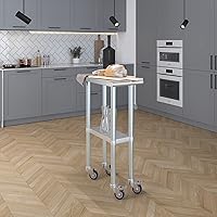 Vista 95 de Mesa de trabajo de acero inoxidable, mesa de metal