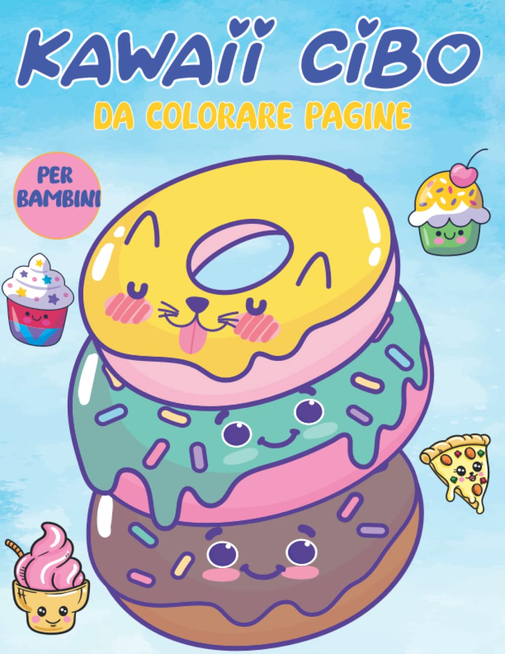 Buy Kawaii cibo da colorare pagine per bambini Libro da colorare
