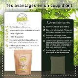 Biotiva Sweet Lupine Flour Organic 1kg - from Lupine Seeds - 100% Natural - Vegan Cereal Flour Substitute - Gluten-Free - Certified and Bottled in Germany - 2