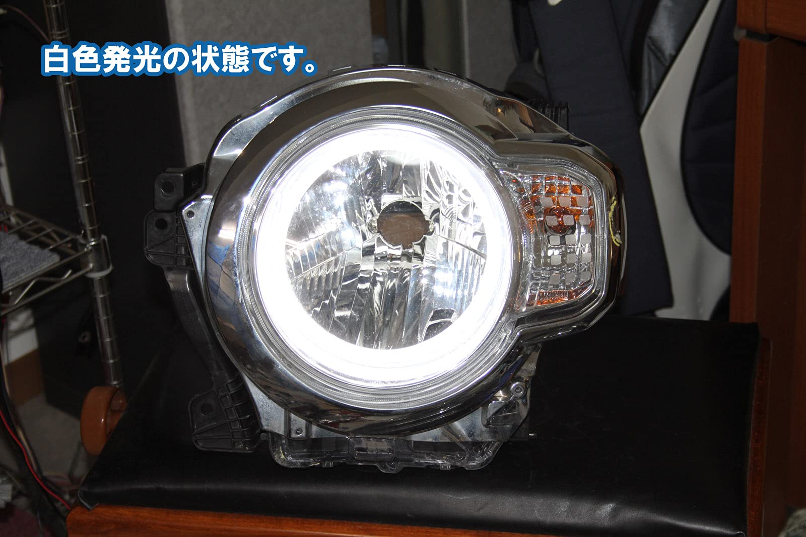 Amazon.co.jp: 2代目 ハスラー 用 イカリング ウインカー連動機能付き