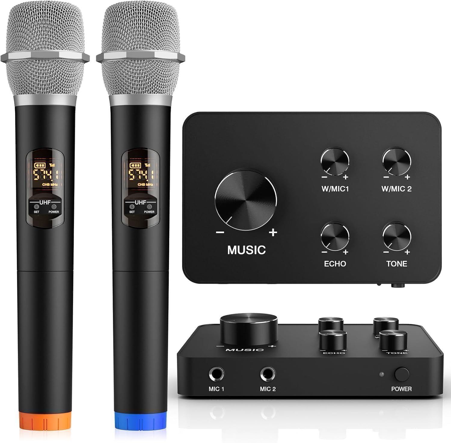 Amazon.com: FEKTIK Wireless Karaoke Microphone System, Dual