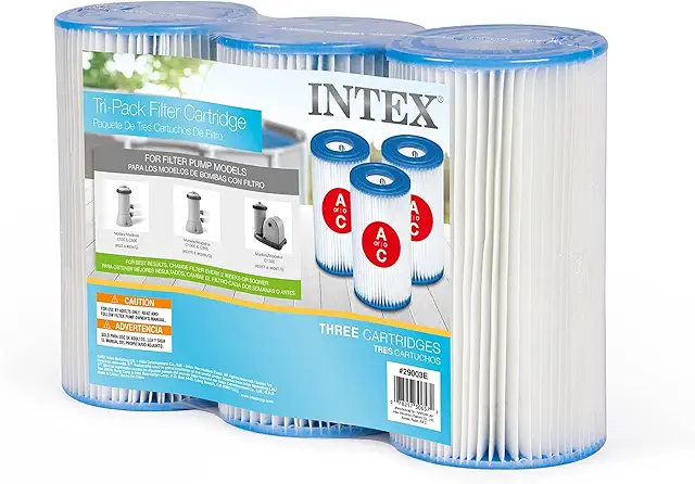 Cartucho de Filtro Tipo A para Piscinas Intex - Paquete de 3 Unidades