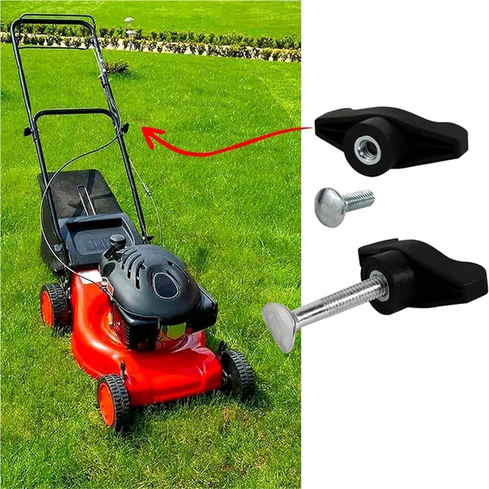 Assembly 4 Set Lawn Mower Handle Knobs T-Handle Bolts 490-900-0061 Parts