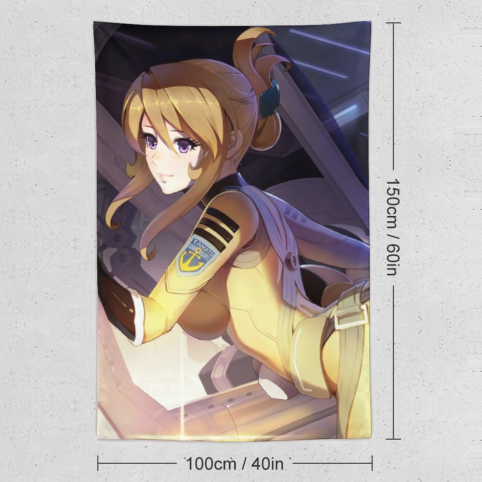 森雪☆等身大タペストリー☆新品未開封☆170×56㎝☆宇宙戦艦ヤマト2202☆