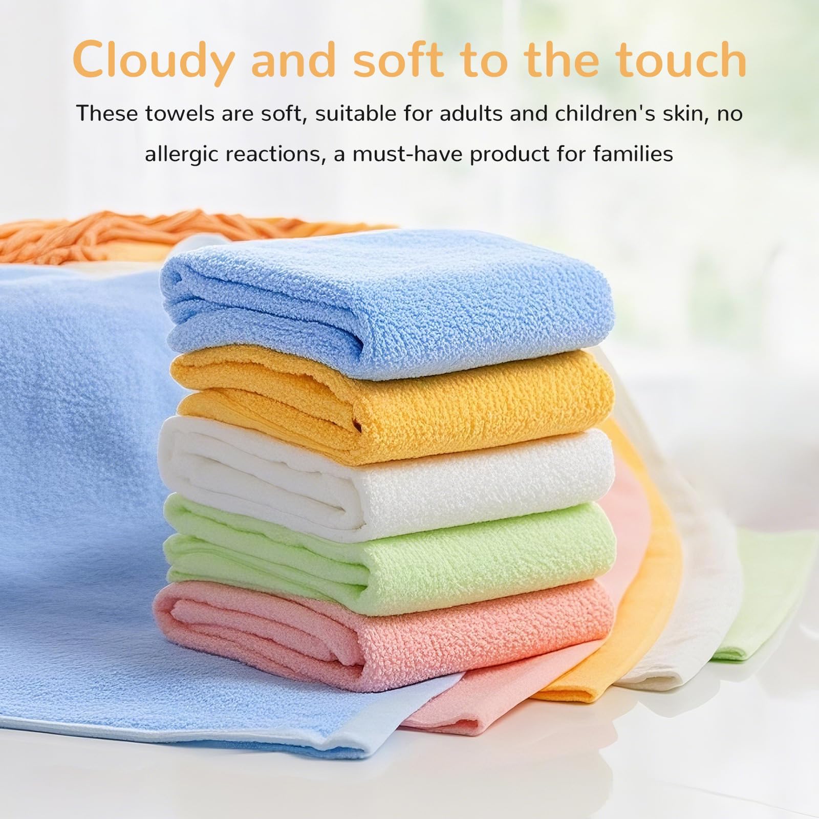 8 PCS Panno Struccante Viso,Panni Struccanti in Microfibra per Il Viso, Asciugamani Piccoli Face Towels in Microfibra - Lavabili e Delicati sulla Pelle
