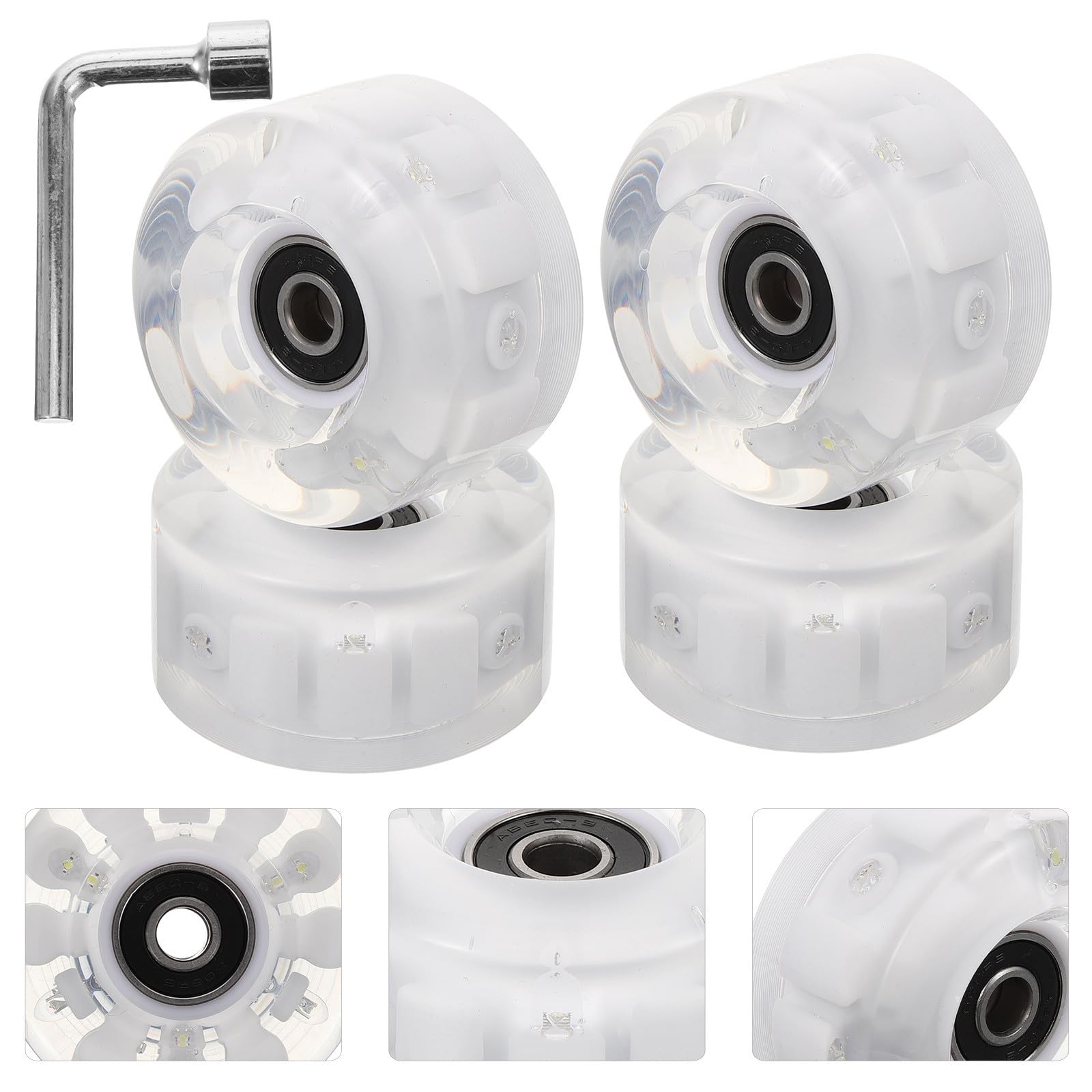 Ruedas para Patines de Pu Luces, para Exterior