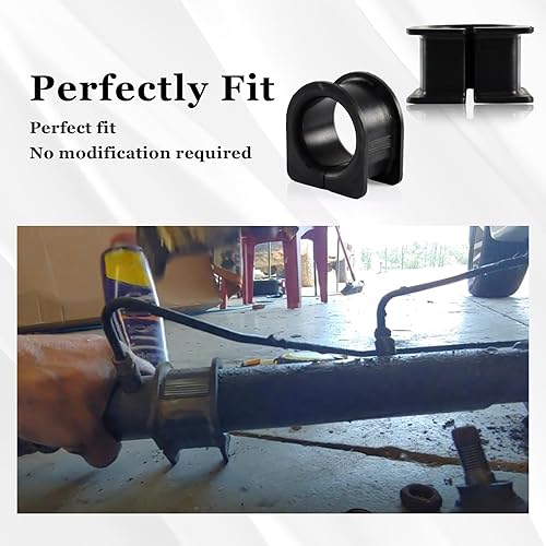 Miniatura 5 de Kit de bujes de montaje de piñón y cremallera de dirección negro compatible con Suzuki XL-7 2.7L 2004 2005 2006, Suzuki Grand Vitara 2.5L 2004 2005,