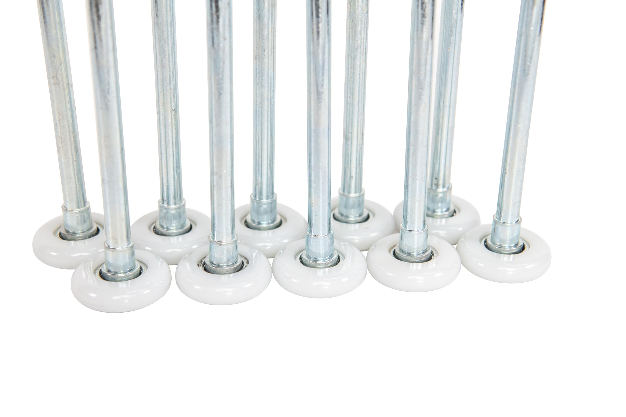 7" Stem 6200ZZ Bearing Nylon Garage Door Roller, Pack of 10