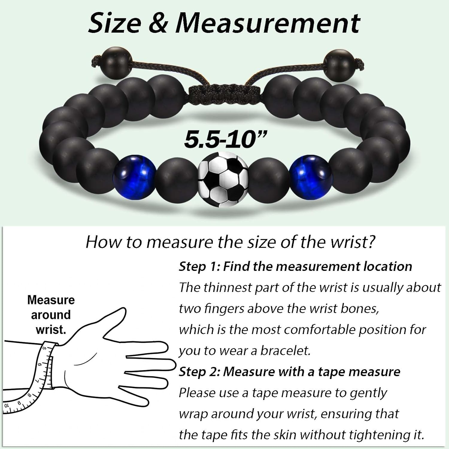 Soccer Football Basketball Baseball Hockey Bracelet Gifts for Boys Players Team Lovers Son Grandson Brother Nephew Friend as Birthday/Valentines Day/Graduation/Back to School/Christmas Gifts - Image 7