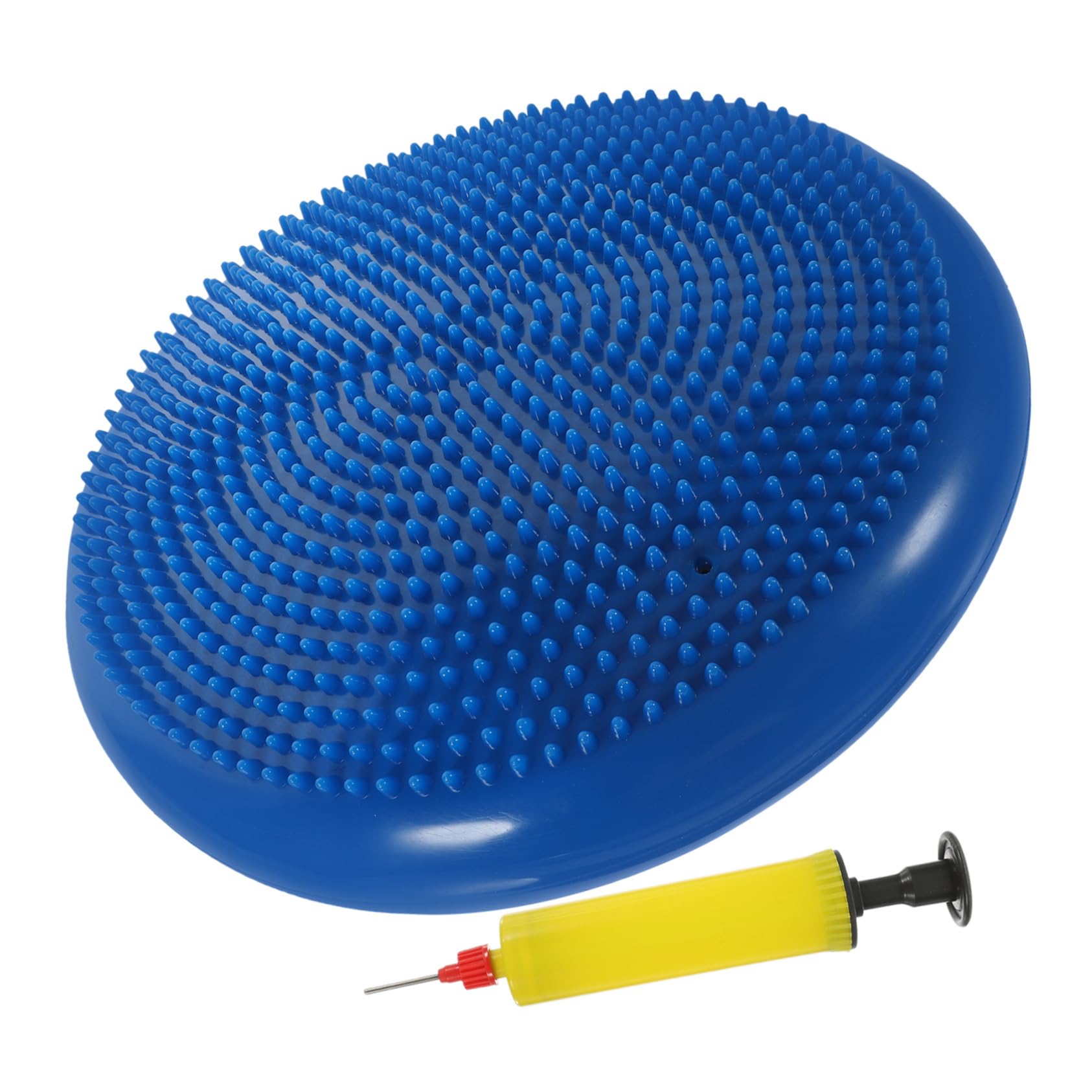 Abaodam Cojín De Equilibrio Inflable Cojín De Equilibrio Para Yoga y Ejercicios Casa Para Fortalecer El Torso y Aliviar El Dolor De Espalda