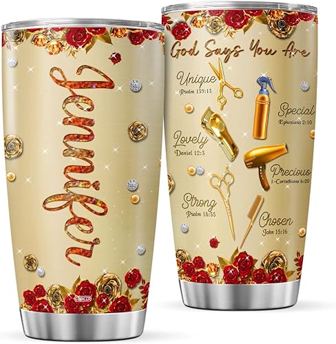 Miniatura 8 de CUBICER Vaso de café personalizado con nombre personalizado de sirena con tapa, regalos de cumpleaños para amantes de los animales, hombres