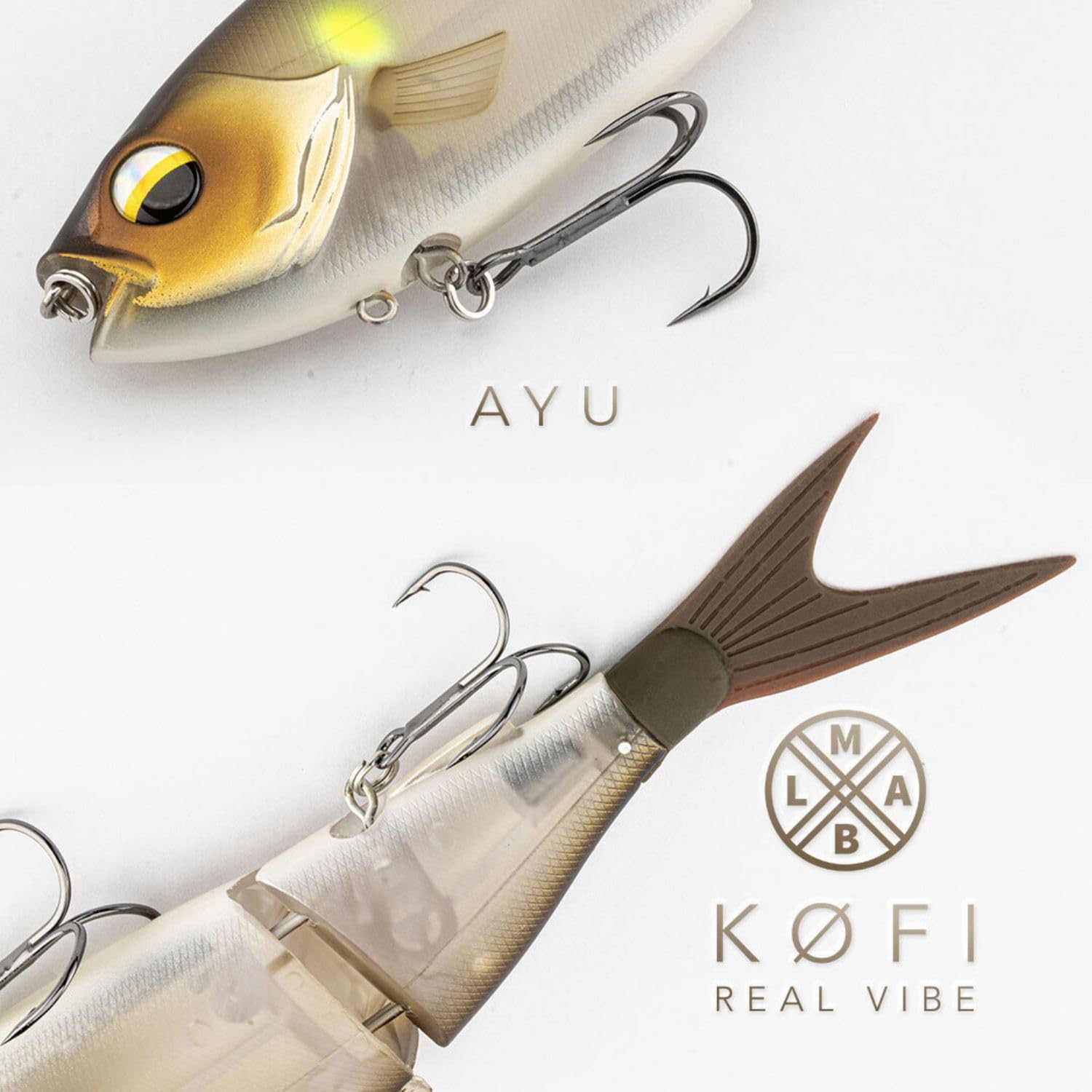LMAB Real Vibe 180 Swimbait sinkend Hecht Köder groß zum Spinnfischen, Glidebait, Big Bait, Swim Bait Wobbler, Hardbait für Raubfische