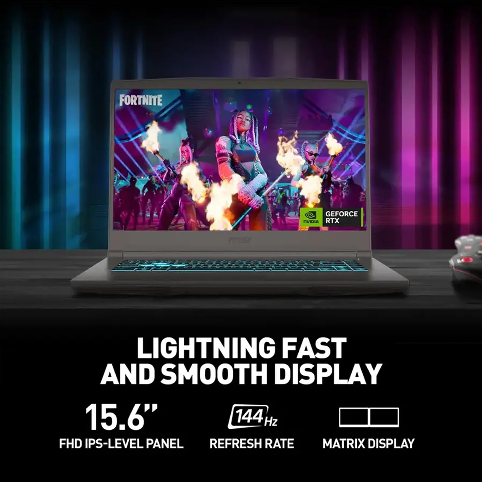 MSI GF63 Thin Gaming Laptop, 15.6" FHD 144Hz, Intel i5-11400H, RTX 3050, 16GB RAM, 512GB NVMe SSD, Windows 11, Aluminum Black: 32GB RAM | 1TB PCIe SSD+pro