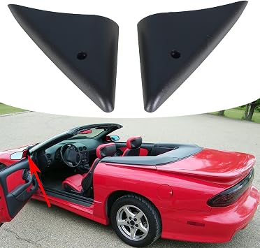 2 Pcs Bezel Triangle Trim Panels Power Mirror Left and Right Replacement for Base Coupe/ Z28/ Firebird 1993-2002 Replacement for 10235278 10235279