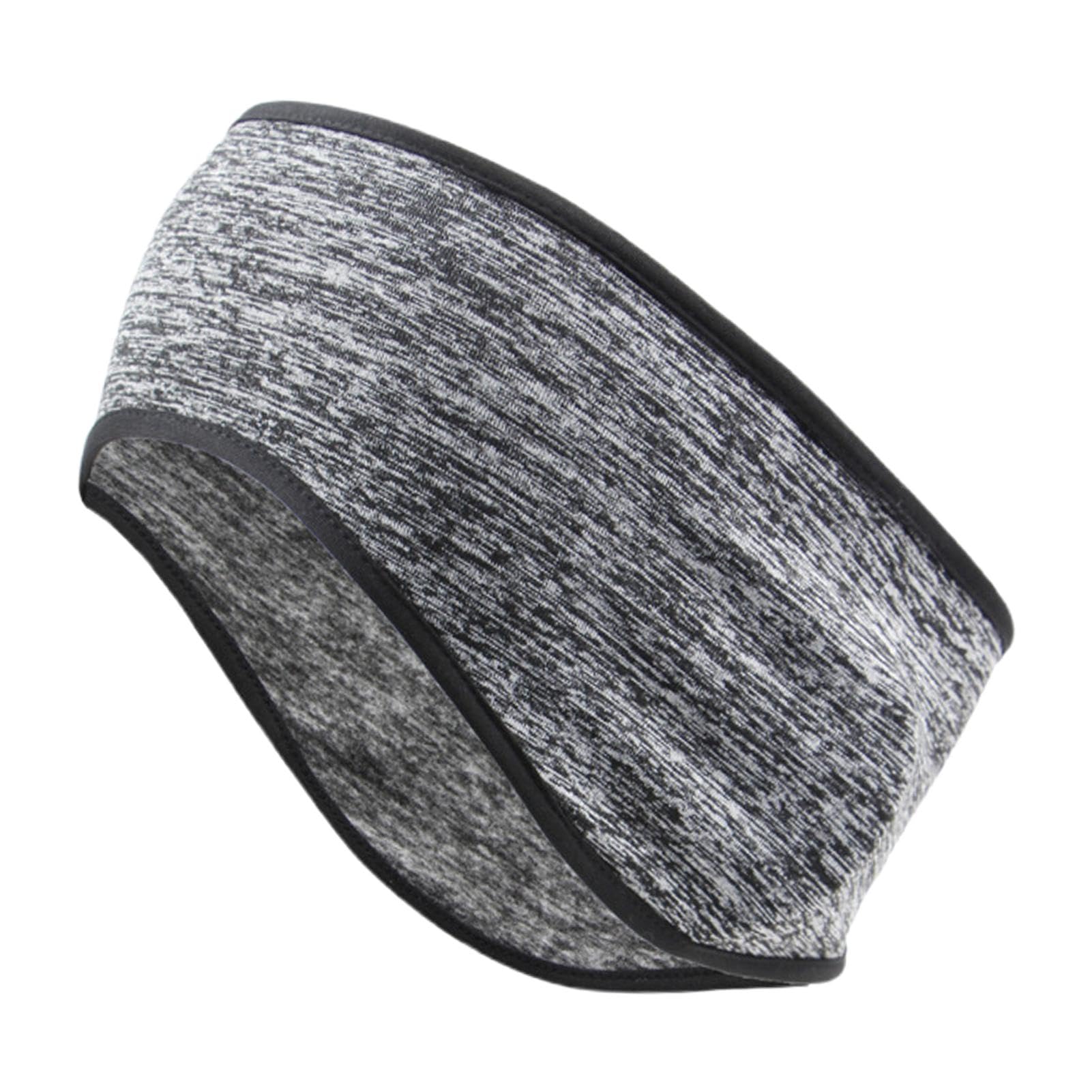 Ear Warmer Headband for Women - Soft Fleece Earmuffs Women Ear Warmer | Moisture Wicking Sweatband, Stretchy Running Gear, Cold Weather Headband for Men & Women