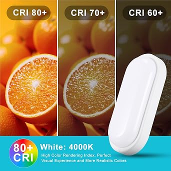 18W LED Wall Light Outside 2 Pack, IP65 Bathroom Bulkhead Light, LED Ceiling Light, 1800LM 4000K Porch Light for Indoor, Outdoor, Kitchen, Garage, Hallway, Cellar, Garden [Energy Class E]