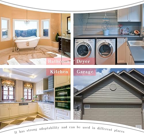 Miniatura 8 de FRESH SPEED - Salida de ventilación de pared externa de 4 pulgadas con solapa acolchada antirretorno