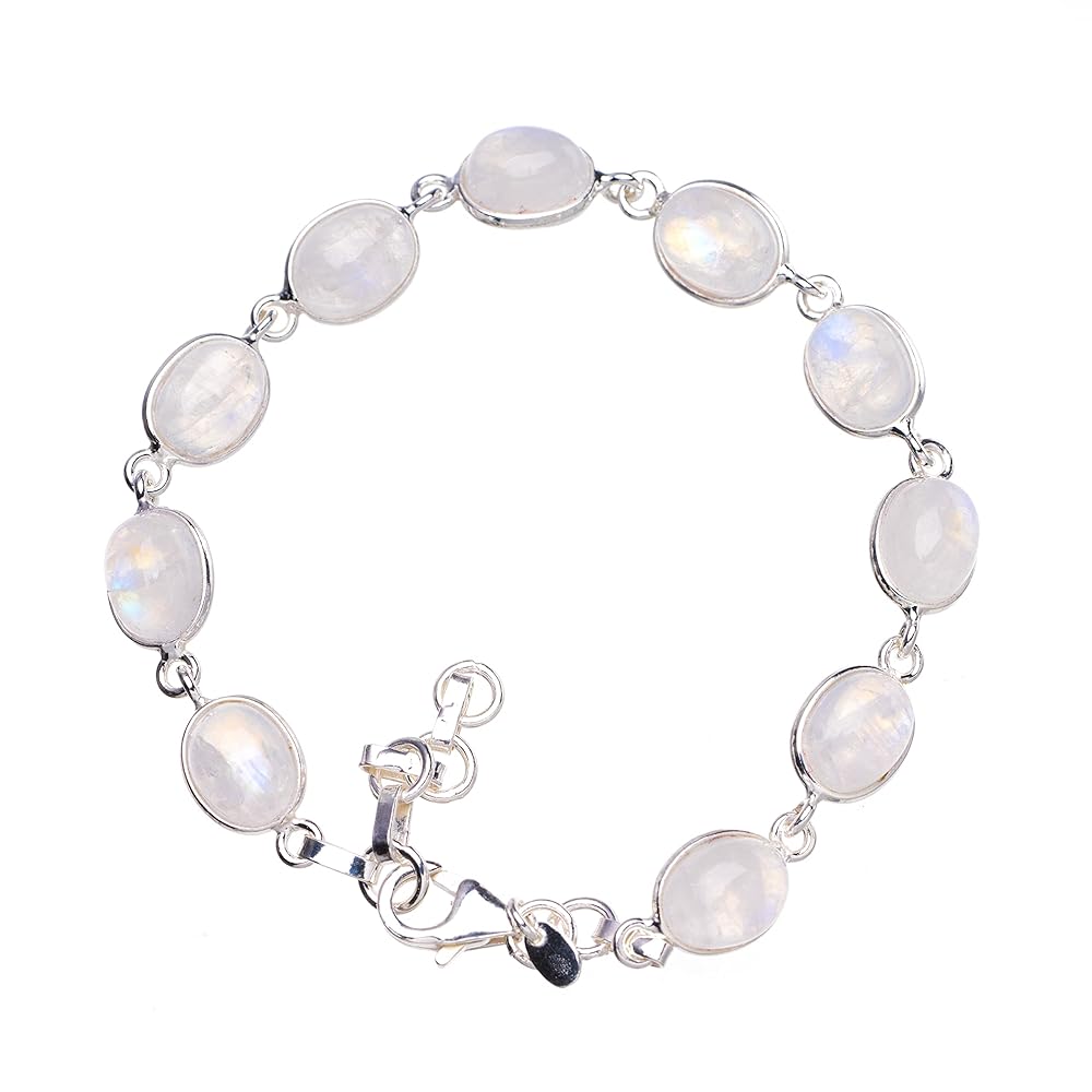 FANCIME 誕生石ブレスレット スターリングシルバー ジェムストーン テニスブレスレット ファインジュエリー ウェディング ブライダル プロム 誕生日プレゼン FANCIME 誕生石ブレスレット スターリングシルバー ジェムストーン