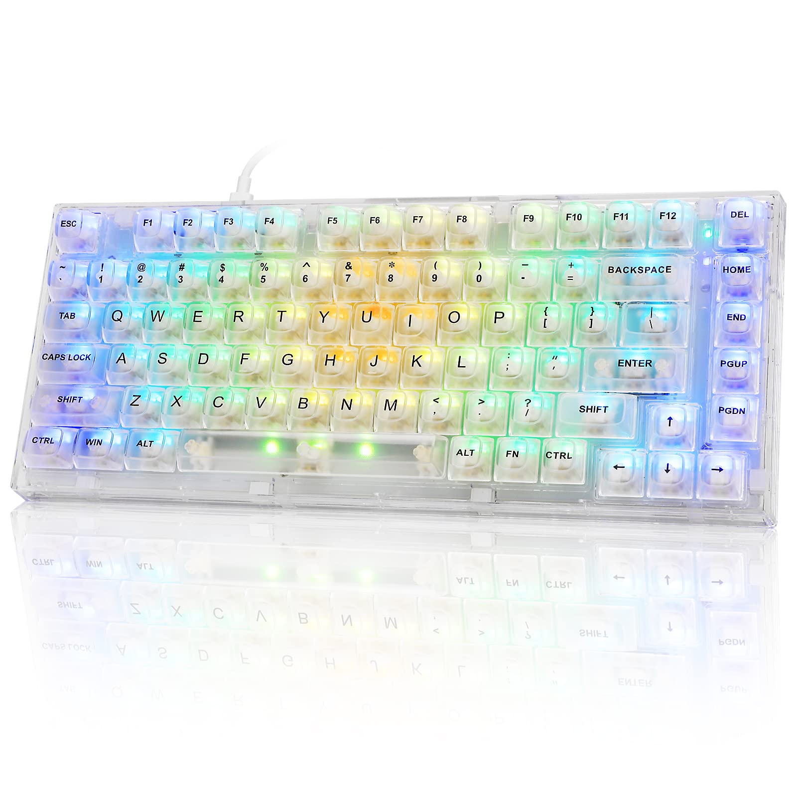 Amazon.com: CHICHEN Mechanical Gaming Keyboard,Cool RGB Backlit