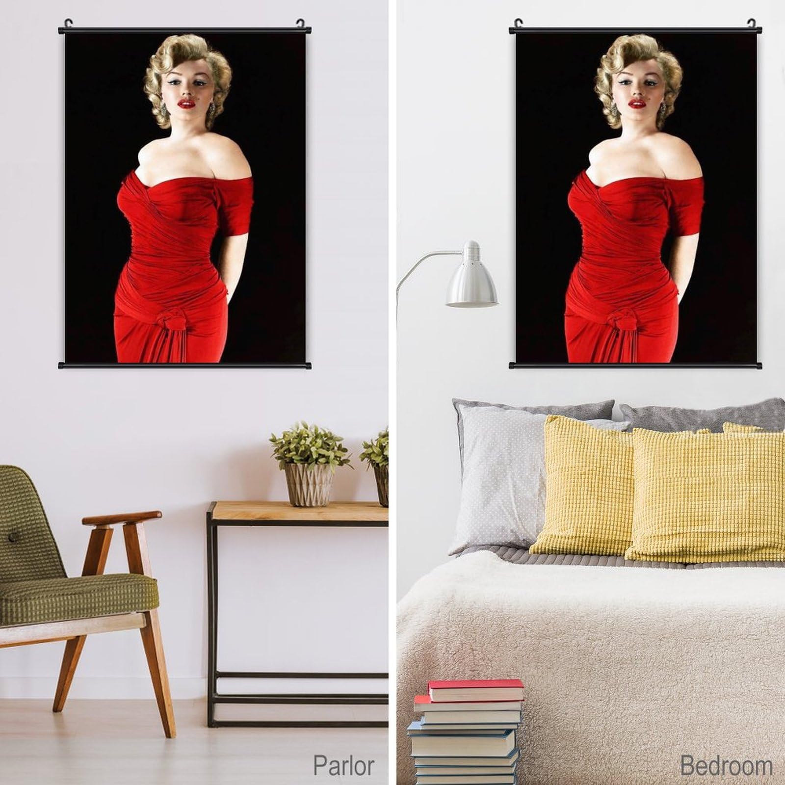 Amazon.co.jp: マリリンモンロー赤いドレスのセクシーポスター