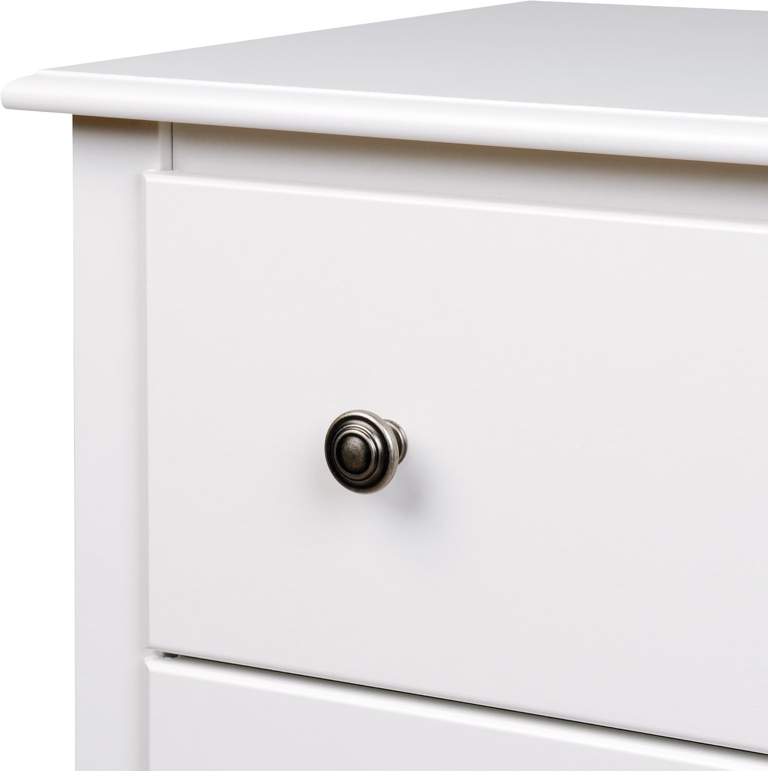 Prepac White Monterey 5 Drawer Chest: Furniture & Decor