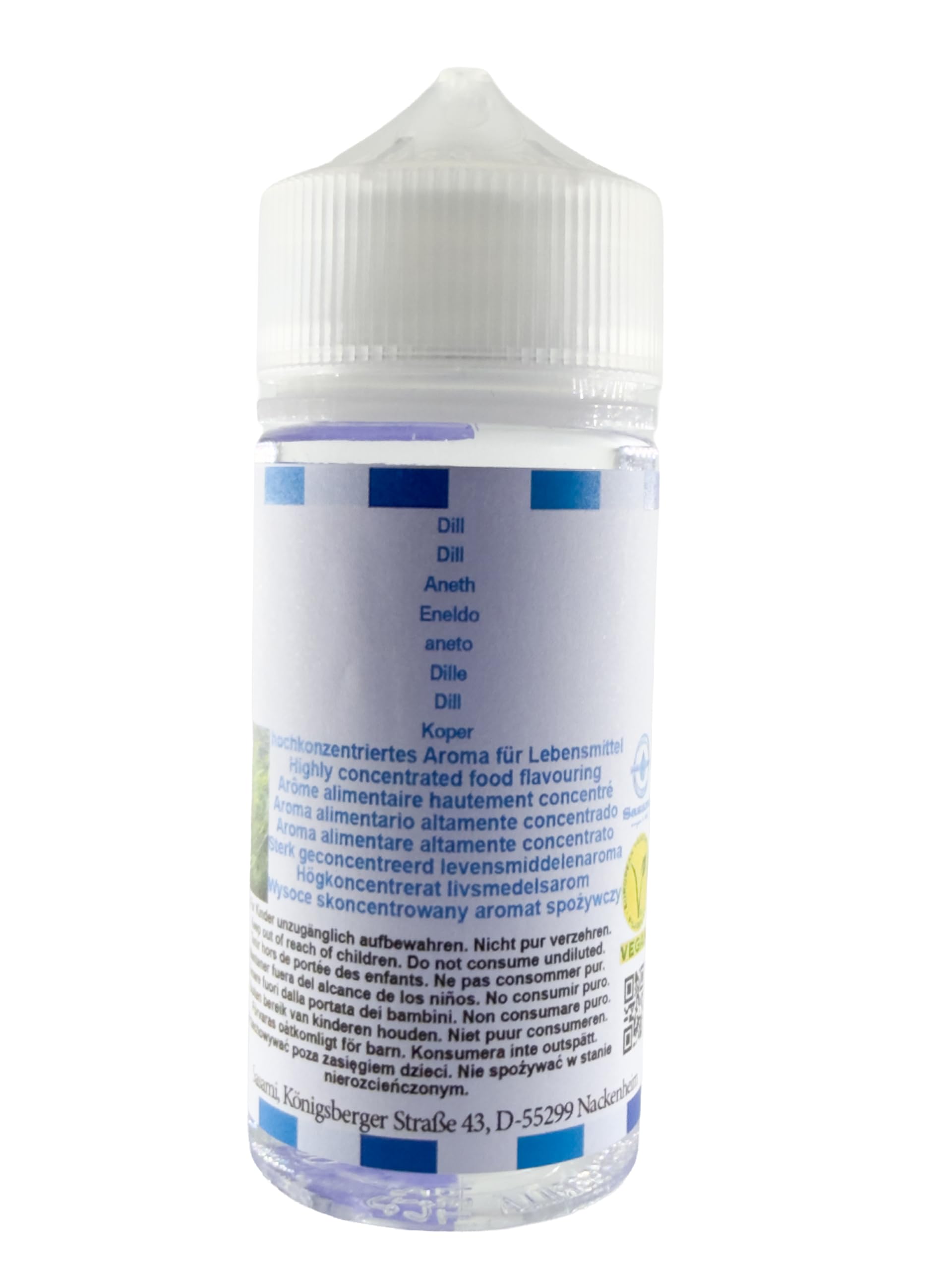 Eneldo aroma concentrado - Vegano - Sasami - 100ml