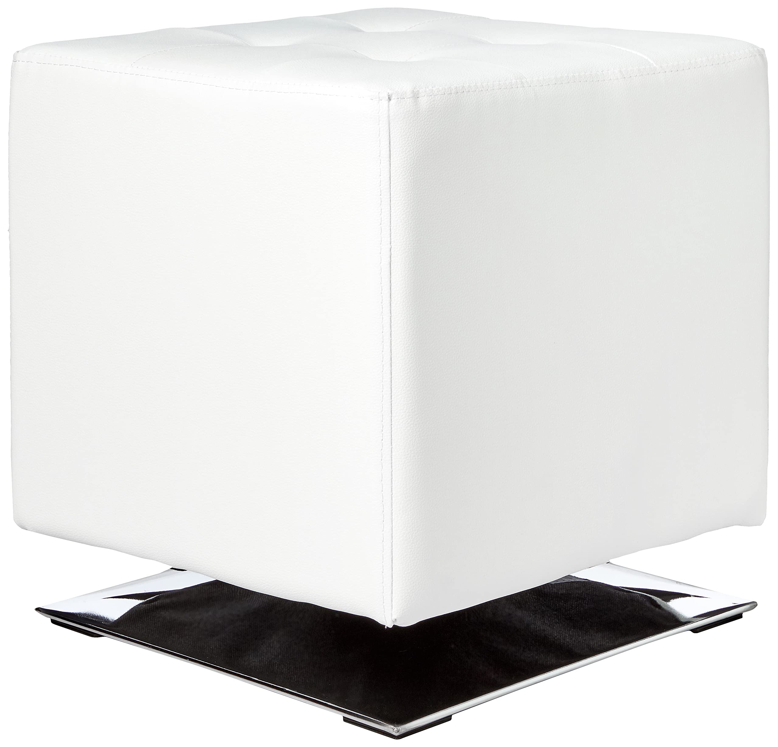 Sunpan 100890 Marco Swivel Ottoman - Snow