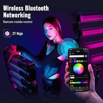 Amazon.com : ZHIYUN CINEPEER C100 100W RGB Stick Light LED APP